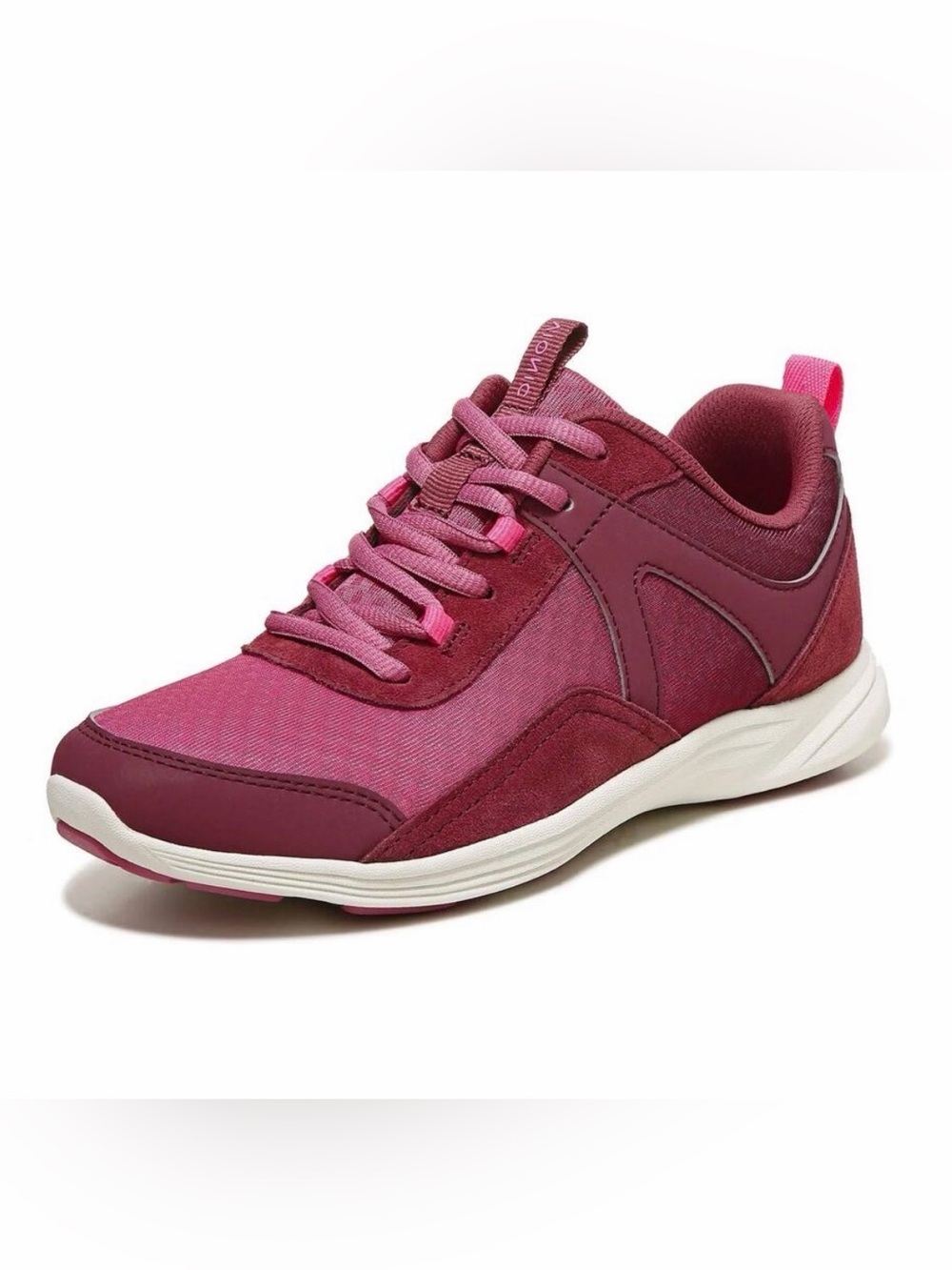 Vionic Chance Shoes Shiraz Plum Women’s 9 Walking Comfort Orthotic Sneakers NEW